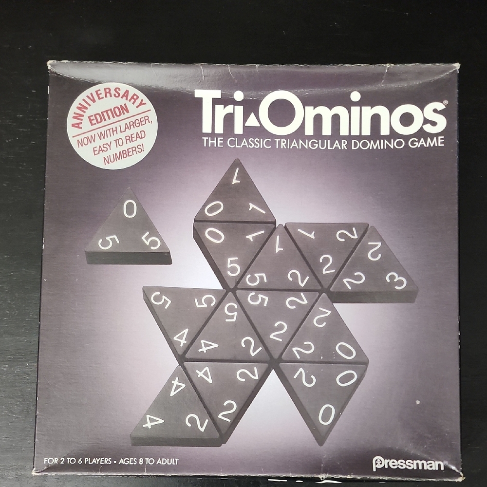 Vintage Tri-Ominos Domino Game Anniversary‎ Edition